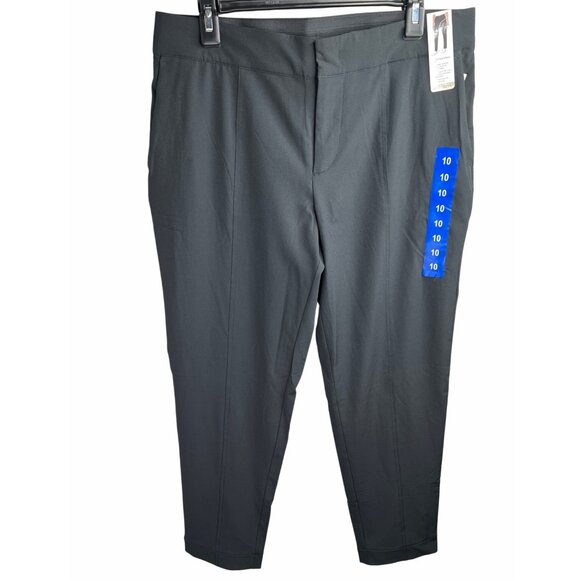 Mondetta Womens Black Lined Tailored Pants W/ Pockets Size 10 - Picture 9 of 15